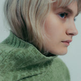 High-Neck Seamless Sweater