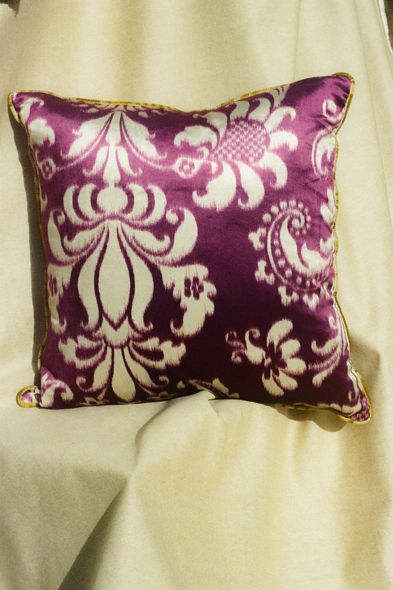 Vicenza Velvet Cushion SILK AUSTRALIAN MADE