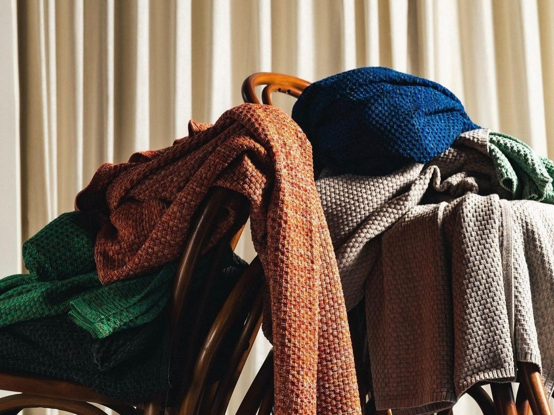 Australian Merino Wool Texture Blankets – Knit Throws | Curio Practice ...