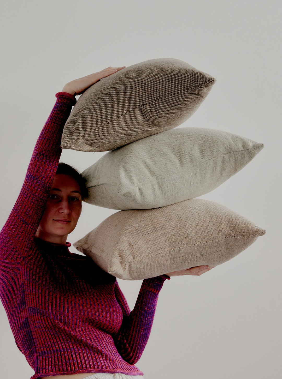 The Woven Cushion – Australian Merino Wool & Cotton Cushion | Curio ...
