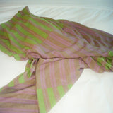 THROW LIME & DUSTY PINK