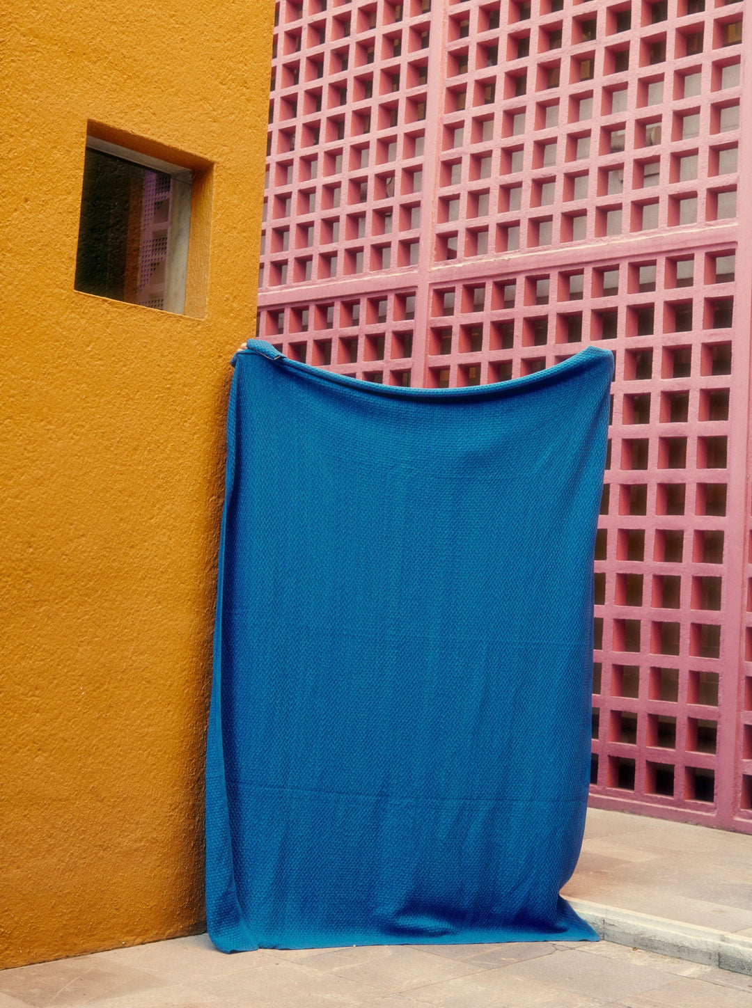 Blue Jam Texture Blanket – Australian Merino Wool Throw | Curio ...