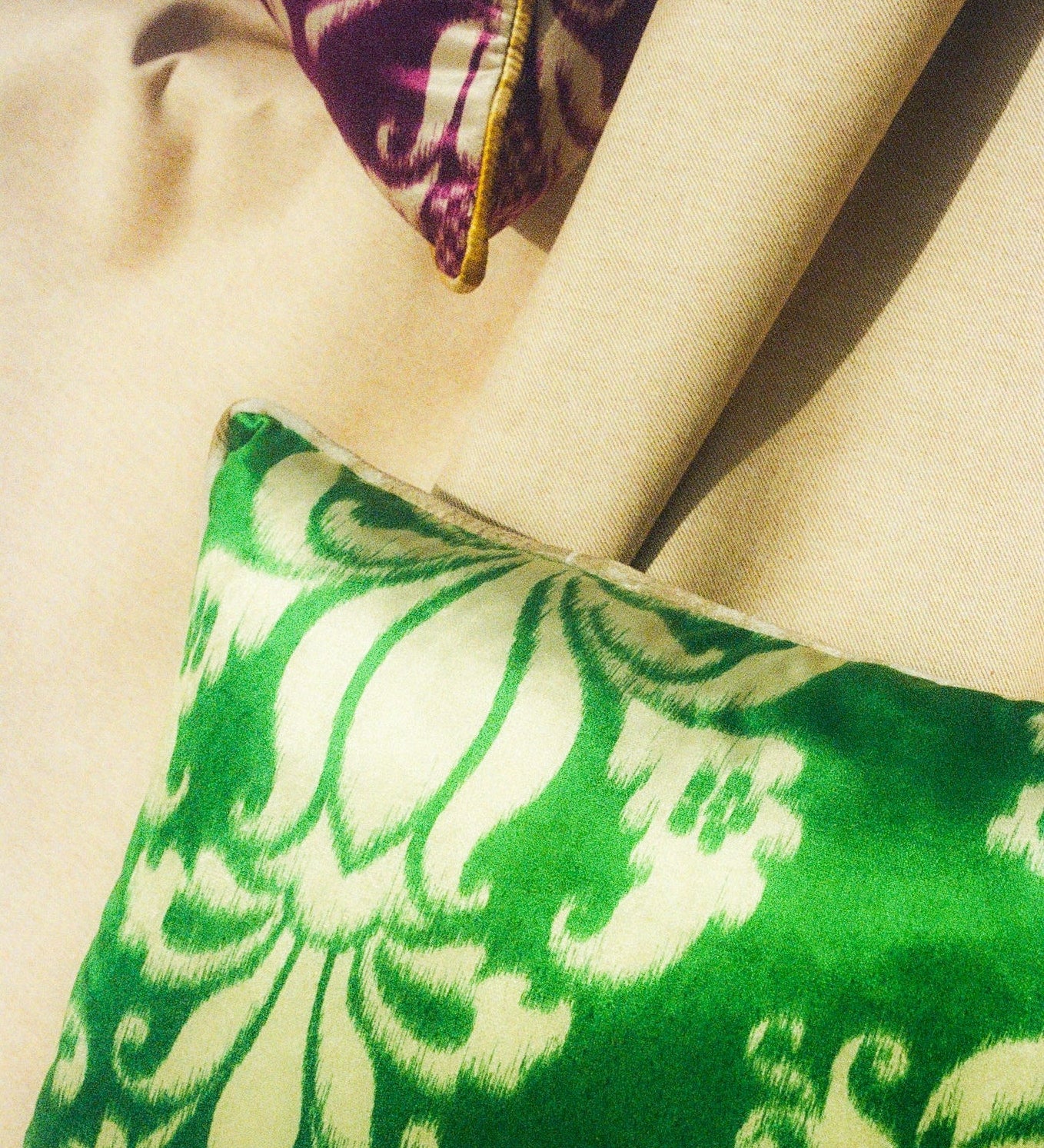 Vicenza Velvet Cushion SILK LIMITED CUSHION AUSTRALIAN MADE