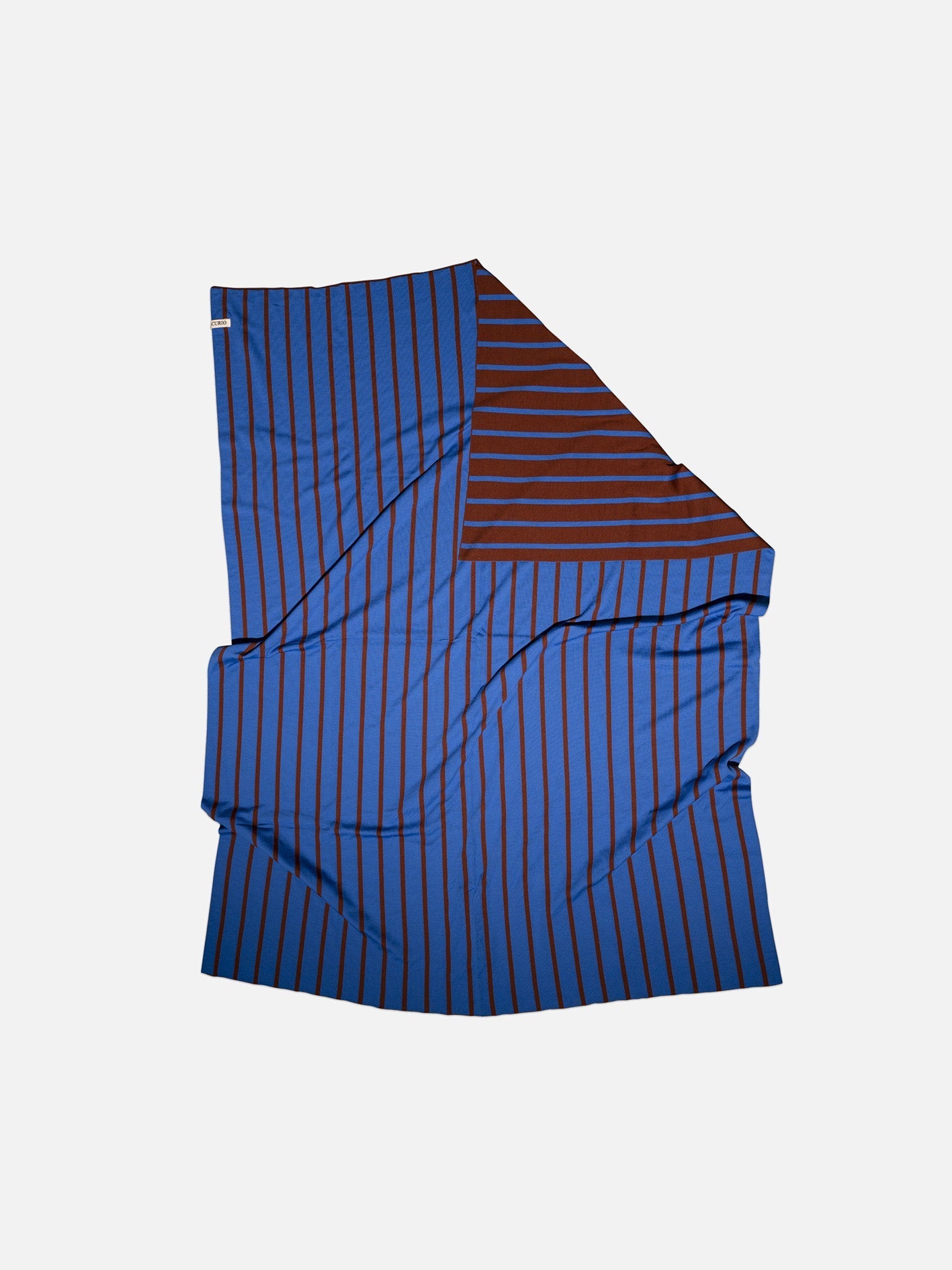 Royal Blue Spice Life in Stripes Merino Wool Blanket Luxurious Australian-Made Merino Wool Blanket in Royal Blue Soft Merino Wool Throw with Royal Blue and Spice Stripes Eco-Friendly Australian Blanket: Merino Wool in Royal Blue and Spice Handcrafted Royal Blue and Spice Merino Wool Blanket Warm and Cozy Australian-Made Merino Wool Throw