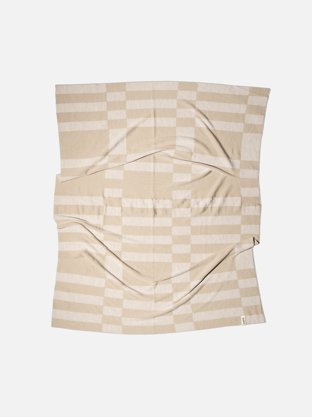Mushroom Patchwork Blanket – Australian Merino Wool Throw | Curio ...